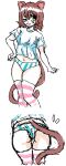 2025 4chan_anon animal_humanoid big_eyes blush bottomwear breasts brown_body brown_fur brown_hair butt butt_shot cat_humanoid cel_shading closed_smile clothed clothing digital_media_(artwork) eyebrows eyelashes felid felid_humanoid feline feline_humanoid female fingers fur hair hand_on_hip happy humanoid legwear looking_at_viewer mammal mammal_humanoid medium_hair midriff mouth_closed multicolored_clothing multicolored_legwear multicolored_panties multicolored_thigh_highs multicolored_underwear multiple_images navel oekaki one_eye_closed panties pantsless pattern_bottomwear pattern_clothing pattern_legwear pattern_panties pattern_thigh_highs pattern_underwear pink_clothing pink_legwear pink_thigh_highs pupils shaded shirt simple_background smile solo standing striped_bottomwear striped_clothing striped_legwear striped_panties striped_thigh_highs striped_underwear stripes tan_body tan_skin teal_clothing teal_panties teal_underwear tegaki_(artwork) thigh_gap thigh_highs topwear two_tone_clothing two_tone_legwear two_tone_panties two_tone_thigh_highs two_tone_underwear underwear white_background white_clothing white_legwear white_panties white_shirt white_thigh_highs white_topwear white_underwear yellow_eyes