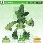  artist_name artworks218 english_text fakemon instagram_logo instagram_username logo looking_at_viewer original plant_monster pokemon pokemon_(creature) red_eyes solo 
