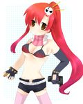  lowres red_hair tengen_toppa_gurren-lagann tengen_toppa_gurren_lagann thighhighs yoko_littner yoko_ritona 