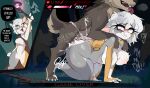 absurd_res ambiguous_penetration anthro anthro_on_feral anthro_penetrated arcanis_(hahaluckyme) bestiality bodily_fluids borko_(barkwoofawoo) canid canine canis cum cum_inside doggystyle duo_focus fangs female female_penetrated feral feral_penetrating feral_penetrating_anthro forced from_behind_position fur game_over gameplay_mechanics genital_fluids grey_body grey_fur group hair hi_res male male/female male_penetrating male_penetrating_female mammal nipples nude nude_anthro nude_female orange_body orange_fur penetration pink_nipples rape red_eyes ri_denueth sex silhouette tan_body tan_fur teeth tongue tongue_out white_body white_fur white_hair wolf