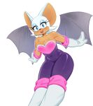 2025 anthro armwear bare_shoulders bat bat_wings big_breasts big_ears black_nose blue_eyes blue_eyeshadow bodysuit boots breasts cleavage clothed clothing elbow_gloves eyelashes eyeshadow female footwear fully_clothed gloves grimy291 hair handwear hi_res legwear lipstick looking_at_viewer makeup mammal membrane_(anatomy) membranous_wings open_mouth open_smile red_lipstick rouge_the_bat sega shoes short_hair simple_background skinsuit smile solo sonic_the_hedgehog_(series) thick_thighs thigh_boots thigh_highs tight_clothing white_background white_hair wings