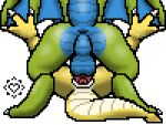 4:3 anal anal_knotting anal_penetration anal_tugging animated anthro balls balls_deep bodily_fluids butt cum cum_in_ass cum_inside digital_media_(artwork) dragon duo from_front_position genital_fluids genitals jazovyx jazovyx_(character) knotting low_res lying male male/male missionary_position mythological_creature mythological_scalie mythology nude on_back penetration penile penile_penetration penis pixel pixel_(artwork) pixel_animation scalie scribe_scales sex short_playtime spread_wings tail tail_motion wings