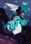 alternative_fashion amazinky anal anal_penetration angry anus bent_over blue_hair bodily_fluids clothed clothing clothing_lift double_penetration duo ears_back embarrassed emo emo_hairstyle fur genital_fluids genitals growling hair hi_res league_of_legends leaning leaning_forward legwear looking_at_butt looking_at_genitalia looking_at_viewer looking_at_vulva looking_back makeup narrowed_eyes penetration pivoted_ears rear_view reveal riot_games shadow_(lol) signature simple_background stockings stretched_anus stretched_pussy tencent tentacles text upset vaginal vaginal_fluids vaginal_penetration vex_(lol) vulva white_body white_fur white_skin yordle