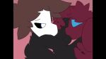 animated anthro changed_(video_game) colin_changed duo fellatio furroneta genitals lin_(changed) makeup male male/male mascara oral penile penis penis_in_mouth sex short_playtime