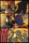 2:3 absurd_res animal_genitalia blush bound clenched_teeth crossgender curly_hair dominant dominant_female duo ear_piercing ear_ring eeveelution erection female feral generation_2_pokemon generation_6_pokemon genitals gold_(metal) gold_jewelry hair hi_res hybrid jewelry kissing knot male male/female nintendo overwhelmed penetration penile penile_penetration piercing pokemon pokemon_(species) red_eyes ribbons_(anatomy) ring_piercing sam_eeveelutions scarf shade_midnight surprise sylveon teeth terrene_(etanks3) terry_(etanks3) tongue tongue_out umbreon vaginal vaginal_penetration