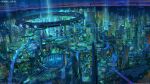  3d arsenixc building city_lights cityscape cloud commentary_request copyright_name copyright_notice english_commentary glass_dome highres horizon mixed-language_commentary night night_sky nikki_(series) no_humans official_art scenery science_fiction shining_nikki sky skyscraper star_(sky) starry_sky 