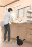  black_cat cat darker_than_black hei mao mao_(darker_than_black) 