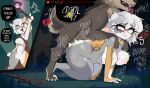 absurd_res ambiguous_penetration anthro anthro_on_feral anthro_penetrated arcanis_(hahaluckyme) bestiality borko_(barkwoofawoo) canid canine canis doggystyle duo_focus fangs female female_penetrated feral feral_penetrating feral_penetrating_anthro forced from_behind_position fur grey_body grey_fur group hair hi_res instant_loss_2koma male male/female male_penetrating male_penetrating_female mammal nipples nude nude_anthro nude_female orange_body orange_fur penetration pink_nipples rape red_eyes ri_denueth sex silhouette tan_body tan_fur teeth tongue tongue_out white_body white_fur white_hair wolf