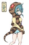 2025 3_eyes angry animal_humanoid asian_mythology blue_clothing blue_hair blue_panties blue_underwear blush blush_lines bottomwear breasts butt clothed clothing clothing_lift cryptid digital_drawing_(artwork) digital_media_(artwork) east_asian_mythology exposed_leg exposed_panties eye_bags eyebrows female flashing flashing_panties folds glistening glistening_hair green_eyes hair hand_in_pocket hands_in_both_pockets hoodie humanoid japanese_mythology japanese_text kemono_friends living_tail looking_at_viewer looking_back markings mouth_closed multi_eye multicolored_clothing multicolored_hoodie multicolored_panties multicolored_ribbon multicolored_underwear mythological_creature mythological_scalie mythology oversized_clothing panties pantsless pattern_bottomwear pattern_clothing pattern_hoodie pattern_panties pattern_topwear pattern_underwear pink_bow pockets rear_view red_eyes reptile reptile_humanoid scalie scalie_humanoid shaded side_boob side_view simple_background snake snake_hood snake_humanoid snake_tail solo striped_bottomwear striped_clothing striped_hoodie striped_markings striped_panties striped_tail striped_topwear striped_underwear stripes stylized_text tail tail_markings tan_clothing tan_hoodie tan_topwear text thick_tail topwear tsuchinoko tsuchinoko_(kemono_friends) underwear unusual_anatomy unusual_clothing unusual_tail upskirt white_background white_clothing white_panties white_underwear yagi_hasi84 yokai