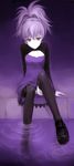  40010prototype darker_than_black purple_skirt skirt solo thighhighs water yin 