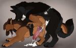  abdominal_bulge anal anal_orgasm anal_penetration animal_genitalia animal_penis balls bite black_body black_claws black_fur black_nose black_pawpads bodily_fluids breath brown_balls brown_body brown_fur canid canine canine_genitalia canine_penis claws cum cum_in_ass cum_inside cum_on_balls cum_on_ground cum_on_penis cumshot duo ears_back echo_(wolffylegend) ejaculation excessive_cum excessive_genital_fluids eyes_closed fangs feral feral_on_feral feral_penetrated feral_penetrating feral_penetrating_feral from_behind_position fur genital_fluids genitals gradient_penis grey_body grey_fur hands-free hi_res killthe_demon male male/male male_penetrated male_penetrating male_penetrating_male mammal neck_bite open_mouth orgasm pawpads penetration penile penile_penetration penis penis_in_ass pivoted_ears purple_penis ragnar_(ragnartheninth) red_penis red_tongue sex side_view teeth tongue tongue_out 