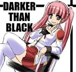  bangs darker_than_black kayanuma_kiko solo thighhighs tonpuu white_legwear 