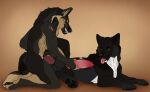  abs anal anal_penetration animal_genitalia animal_penis anthro anthro_on_feral anthro_penetrating anthro_penetrating_feral beau_(williamca) bestiality black_body black_fur black_pawpads black_tongue canid canine canine_genitalia canine_penis duo ear_piercing ear_ring echo_(wolffylegend) feral feral_penetrated fur genitals grey_body grey_fur grin handjob hi_res industrial_piercing killthe_demon kneeling lying male male/male male_anthro male_feral male_penetrated male_penetrating male_penetrating_male mammal muscular muscular_anthro muscular_male narrowed_eyes on_side open_mouth pawpads penetration penile penile_penetration penis penis_in_ass piercing red_penis ring_piercing sex side_view simple_background smile spread_legs spreading tan_body tan_fur tongue tongue_out white_body white_fur yellow_eyes 