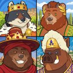  absurd_res anthro atlas_bear bear black_body black_fur blue_eyes blue_gem brown_bear brown_body brown_eyebrows brown_fur canid canine canis cape cel_shading city clothing cloud countershading crow's_feet crown detailed_background eyebrows fur fur_cape fur_clothing gem green_eyes hair hat headgear headwear hi_res horn iberian_wolf king male mammal multiple_images outside plant ponytail purple_gem quasarbearcat red_gem religious_clothing religious_headwear royalty scar shaded smile solo suid suine sus_(pig) tan_body tan_fur turban tusk_jewelry tusks ursine wall_(structure) wild_boar wolf wreath yellow_eyes 