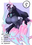  2025 abs anthro big_breasts big_claws biped black_body black_fur breasts claws featureless_breasts female female/female female_anthro feral fur hair horn lagomorph leporid line_art long_ears mammal monochrome muscular muscular_anthro muscular_female neck_tuft rabbit simple_background sitting solo tail thick_thighs tuft wide_hips yujiuchuixue 