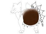 anthro blush boy_kisser_(meme) butt clothed clothing diaper diaper_only digital_media_(artwork) domestic_cat english_text eyes_closed feces felid feline felis fur hair hi_res looking_back male mammal meme messy onomatopoeia pooping presenting presenting_hindquarters rear_view silly_cat_(mauzymice) smile soiled_diaper soiling soiling_diaper solo sound_effects tail text topless unclean_diaper unknown_artist used_diaper wearing_diaper white_body white_fur