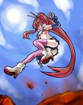  oso oso_(toolate) tengen_toppa_gurren-lagann tengen_toppa_gurren_lagann thighhighs yoko_littner yoko_ritona 