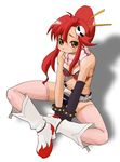  bikini_top long_hair masakichi_(heppouku) short_shorts shorts solo tengen_toppa_gurren_lagann thighhighs yoko_littner 