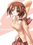  1girl happiness happiness! kamisaka_haruhi solo 