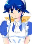  andou_mahoro blue_eyes blue_hair mahoromatic maid 