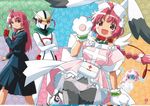  animal_ears bunny_ears crossover highres nurse nurse_witch_komugi-chan panties school_uniform seifuku serafuku underwear 
