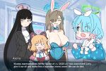  2025 4girls ^_^ animal_ear_hairband animal_ear_headphones animal_ears arona_(blue_archive) averting_eyes black_halo black_jacket black_pants black_pantyhose black_suit blank_eyes blonde_hair blue_archive blue_bow blue_bowtie blue_eyes blue_hair blue_halo blue_leotard blue_shirt blush bow bow_hairband bowtie braid breasts cat_ear_headphones cat_ears choker cleavage closed_eyes colored_inner_hair detached_collar dialogue_box drawfag english_text fake_animal_ears grin hair_over_one_eye hairband halo headphones jacket karin_(blue_archive) karin_(bunny)_(blue_archive) large_breasts leotard long_hair long_sleeves mole mole_on_breast momoi_(blue_archive) multicolored_hair multicolored_halo multiple_girls neckerchief official_alternate_costume open_mouth pants pantyhose pink_hair pink_halo playboy_bunny rabbit_ears red_eyes red_halo rio_(blue_archive) sailor_collar shirt short_hair single_braid skirt smile star-shaped_pupils star_(symbol) strapless strapless_leotard suit sweatdrop symbol-shaped_pupils traditional_bowtie turtleneck two-tone_halo v-shaped_eyebrows very_long_hair white_choker white_hairband white_jacket white_neckerchief white_sailor_collar white_skirt 