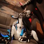 1:1 3d_(artwork) 4k absurd_res animal_genitalia animal_penis anthro anthro_on_anthro arms_tied ball_crush ball_gag ball_squeeze balls bdsm biped black_body black_clothing black_fur blender_(artwork) blender_cycles blindfold blue_body blue_fur blue_penis bodily_fluids bondage bound canid canine canine_genitalia canine_penis canis chatliner claws clothed clothing cock_and_ball_torture crush cum cum_dripping_from_penis cum_on_penis depth_of_field digital_media_(artwork) dominant dragonplayer dragonplayer_(character) duo erection feet flat_balls foot_crush foot_fetish foot_on_balls foot_play fox fur gag gagged genital_fluids genital_torture genitals grey_body grey_fur hair hi_res hindpaw hybrid inside jex knot legwear male male/male mammal multicolored_body nardoragon nude on_ground open_mouth orgasm pain paws penis red_body red_fur reflection restraints rexouium sex slim slim_anthro slim_male slim_sub smile standing standing_on_balls submissive submissive_male tail torture trampling white_body white_fur wings