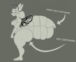 antennae_(anatomy) anthro arthropod big_butt butt canid canine danny_yote evil_container female fennec_fox fox hi_res huge_butt hyper hyper_butt insect insect_wings lepidopteran lepidopteran_wings mammal meme moth side_view solo true_fox wings