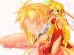  blonde_hair brown_eyes franboise_ranpha galaxy_angel ranpha_franboise wallpaper 