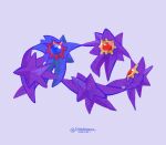  alternate_color artist_name blue_gemstone chest_jewel commentary dance_(matisse) fine_art_parody franchescovaccari gem holding_hands mega_pokemon mega_starmie no_humans official_alternate_color parody pokemon pokemon_(creature) pokemon_focus red_gemstone shiny_pokemon simple_background starmie symbol-only_commentary 