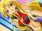  blonde_hair brown_eyes franboise_ranpha galaxy_angel ranpha_franboise 