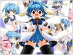  animal_ears bangs bar_censor blancmanche_mint blue_hair blush character_request galaxy_angel gloves green_eyes identity_censor looking_at_viewer mint_blancmanche mosaic_censoring multiple_girls normad one_eye_closed photo_(object) puffy_sleeves short_dress short_hair sweatdrop thighhighs wallpaper wink yellow_eyes |_| 