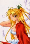  blonde_hair brown_eyes franboise_ranpha galaxy_angel highres ranpha_franboise 