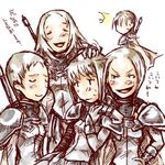  armor blush clare clare_(claymore) claymore deneve helen jean lowres miria translation_request 