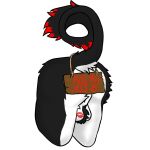 anthro ball_tuft balls butt butt_focus genitals hakanthevernid hi_res male sign solo spencerthetiger tuft vernid