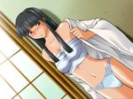  aoyama_motoko black_eyes black_hair love_hina panties underwear 