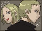  2girls claymore deneve helen lowres multiple_girls tea_(nakenashi) 