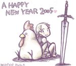  bird chicken claymore claymore_(sword) deneve lowres 