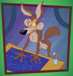2025 4_fingers abstract_background alternate_version_at_paywall anthro arched_back arm_tuft avian back_tuft belly big_butt biped bird black_eyes black_nose blueprint brown_body brown_fur butt canid canine canis casual_nudity chest_tuft colored coyote cuculiform curling_tail digital_drawing_(artwork) digital_media_(artwork) elbow_tuft eyebrows fingers flat_colors fluffy fluffy_chest fluffy_tail fur furniture gavanzude greater_roadrunner grin head_tuft hi_res inside lines_drawn looking_down looney_tunes male mammal mischievous mischievous_smile multicolored_body multicolored_fur new_world_ground_cuckoo nude nudist pecs pinup plan pose raised_tail road_runner_(looney_tunes) roadrunner shoulder_tuft signature skinny skinny_anthro skinny_male slim slim_anthro slim_male small_waist smile smirk solo standing table tail tan_belly tan_body tan_eyebrows tan_fur tuft two_tone_body two_tone_fur warner_brothers wasp_waist wile_e._coyote yellow_sclera