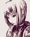  clare clare_(claymore) claymore lowres monochrome sketch 