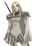  armor claymore claymore_(sword) face solo sword tea_(nakenashi) teresa_(claymore) weapon 