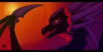 2018 8_horns abstract_background activision ambiguous_gender backlighting bared_teeth black_bars black_body black_scales clip_studio_paint_(artwork) corrupt_cynder countershading cynder digital_drawing_(artwork) digital_media_(artwork) dragon european_mythology facial_markings fangs female_(lore) feral forehead_markings green_eyes head_markings headshot_portrait hi_res horn light lighting long_neck markings membrane_(anatomy) membranous_wings multi_horn multicolored_body mythological_creature mythological_scalie mythology neck_spikes portrait pupils red_body red_countershading red_scales red_wings restricted_palette ryhaal scales scalie sharp_teeth side_view signature slit_pupils solo spyro_the_dragon teeth two_tone_body western_dragon wing_blade wings