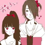  black_hair enma_ai ichimoku_ren jigoku_shoujo lowres red_eyes 