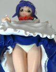  andou_mahoro blue_hair figure green_eyes lowres mahoromatic maid panties photo underwear 