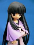  black_hair female figure gradient gradient_background kurosaki_sayoko mahoraba photo purple_eyes solo 