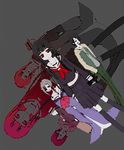  black_hair enma_ai hone_onna ichimoku_ren japanese_clothes jigoku_shoujo kimono red_eyes school_uniform seifuku serafuku 