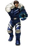  gloves leather_suit male_focus maxima mechanical_arm official_art ogura_eisuke shoulder_pads sideburns solo the_king_of_fighters the_king_of_fighters_xiii 