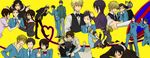  black_hair blonde_hair blue_eyes blush braids brown_hair crossover durarara! glasses group hat heiwajima_kasuka heiwajima_shizuo kadota_kyohei karisawa_erika kida_masaomi kishitani_shinra kuronuma_aoba orihara_izaya orihara_kururi orihara_mairu redhead rokujo_chikage ryuugamine_mikado seifuku sonohara_anri sturluson_selty twins vocaloid yumasaki_walker 