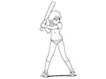  animated animated_gif baseball baseball_bat braid buruma gif gym_uniform lowres qvga sport sports twin_braids 
