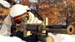  aiming assault_rifle bad_id bad_pixiv_id call_of_duty call_of_duty:_modern_warfare_2 flashlight foreshortening goggles gun lieqi_hun m4_carbine male_focus military military_uniform realistic rifle scope snow solo suppressor tree uniform weapon 